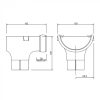 FloPlast 112mm Half Round Gutter Stop End Outlet - Brown (RO2) - Image 2