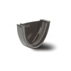 Polypipe Gutter Stop End External Anthracite Grey Cast Iron Style (RD507A) - Image 2