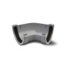 Polypipe 112mm 135° Half Round Gutter Angle Grey (RR104G) - Image 2