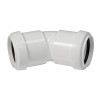 Floplast Push Fit Obtuse Bend 45° Degree 32mm White (WP18) - Image 2